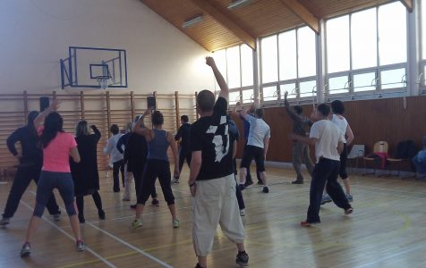 Cours de zumba lors de la fête du sport - 2012